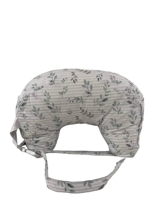 Shop Boppy Best Latch Breastfeeding Pillow, Grey Leaf Stripe at GoodBuy Gear