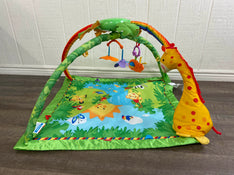 used Fisher Price Rainforest Melodies and Lights Deluxe Gym