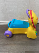 secondhand Fisher Price 3-in-1 Sit, Stride, and Ride Lion Toy