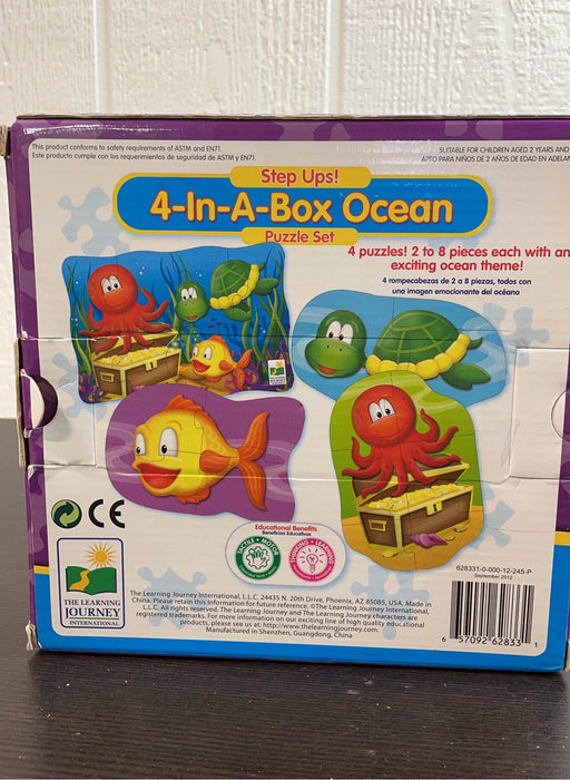secondhand The Learning Journey My First 4-In-A-Box Puzzle, Ocean