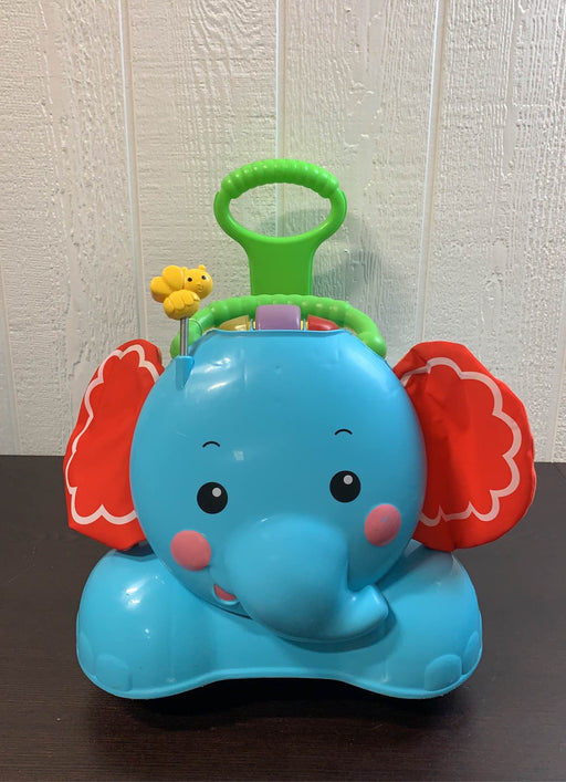 secondhand Fisher Price 3-in-1 Bounce, Stride, and Ride Elephant