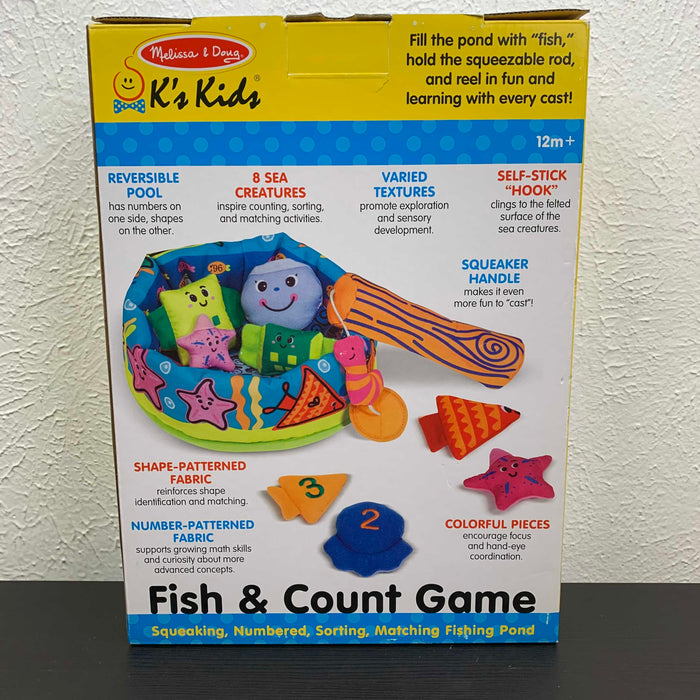 secondhand Melissa & Doug Fish & Count Learning Game