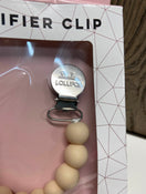 Shop LouLou Lollipop Pacifier Clip, Block Beige at GoodBuy Gear