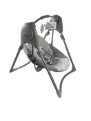 secondhand Graco Slim Spaces Compact Baby Swing, Grey