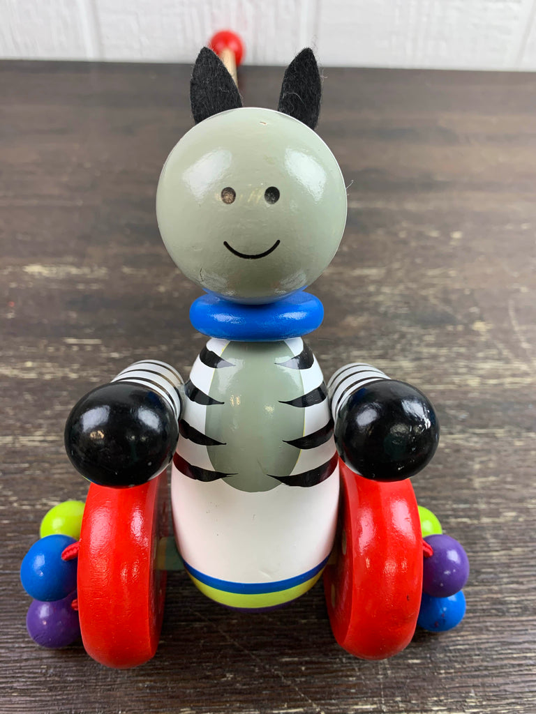 Orange Tree Push Along Toy, Zebra