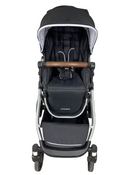 secondhand Mockingbird Single to Double Stroller, 2023, Silver with Penny Leather, Watercolor Drops, Black