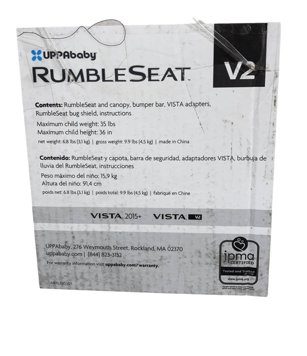 secondhand UPPAbaby VISTA RumbleSeat V2, 2015+, Noa (Navy), 2021