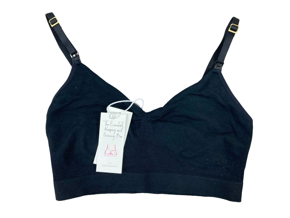 Shop Hatch The Essential Nursing And Pumping Bra, S, Black at GoodBuy Gear