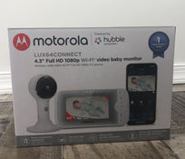 secondhand Motorola LUX64CONNECT 4.3" WiFi Baby Monitor