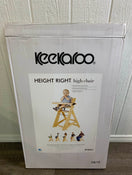 used Keekaroo Height Right Highchair With Tray, Natural
