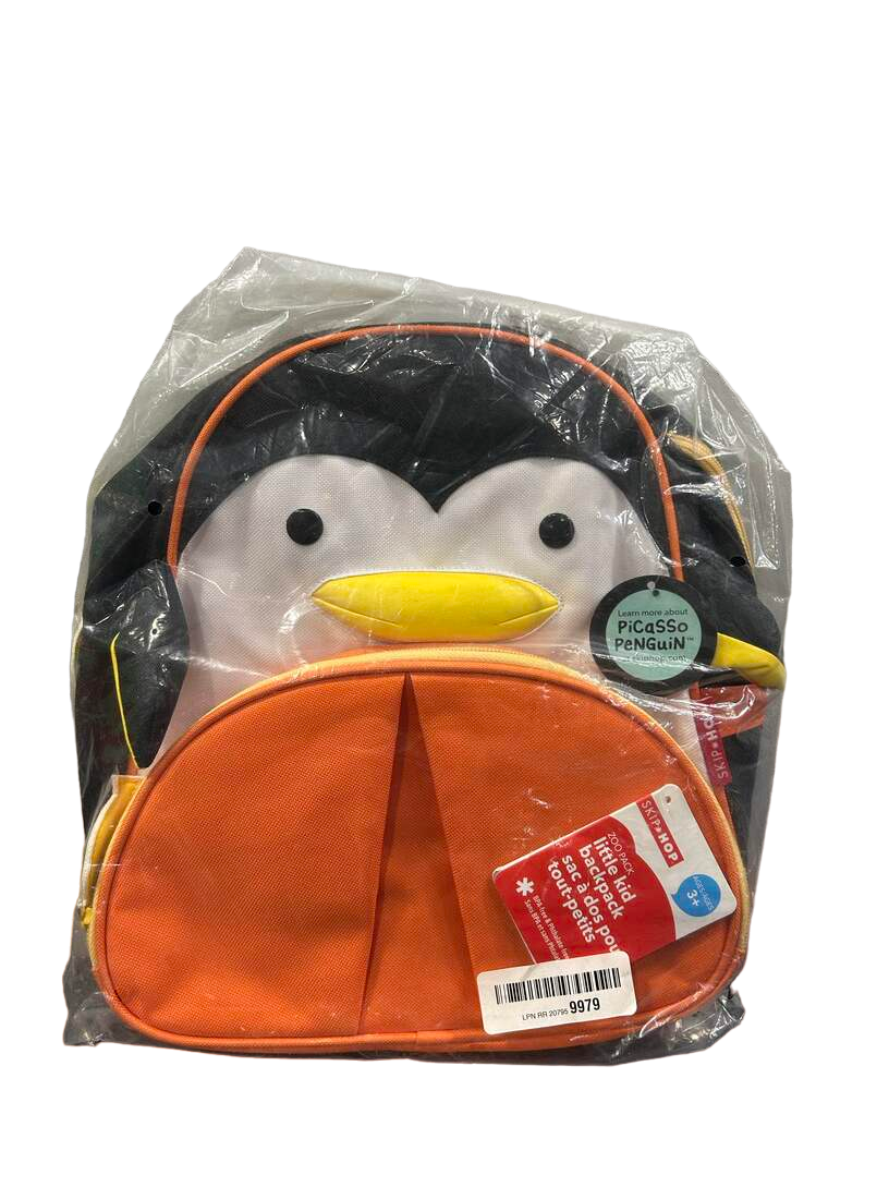 Skip Hop Zoo Little Kid Backpack, Penguin