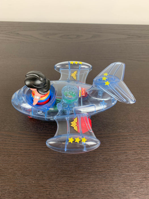 secondhand Fisher Price Little People Wonder Woman with Invisible Jet