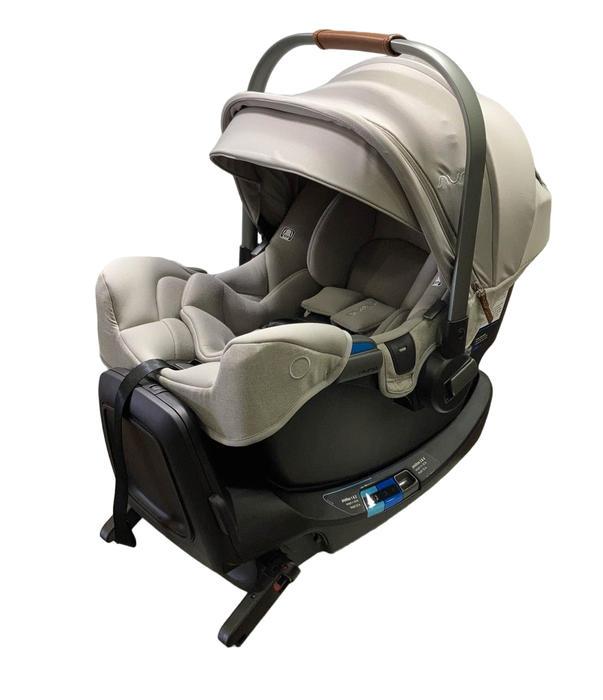 used Nuna PIPA rx Infant Car Seat with RELX Base, 2022, Hazelwood