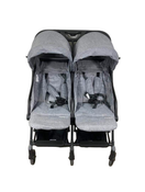 Shop Mompush Lithe Double Stroller, 2022, Grey at GoodBuy Gear