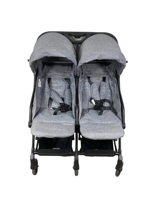 Shop Mompush Lithe Double Stroller, 2022, Grey at GoodBuy Gear