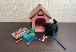 used Our Generation Puppy House Dog House Accessory Playset for 18" Dolls