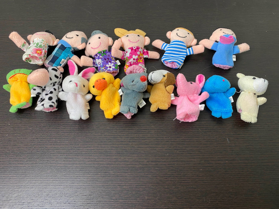 used Handmade Finger Puppets