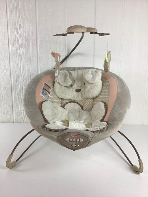 used Fisher Price My Little Snuggapuppy Deluxe Bouncer
