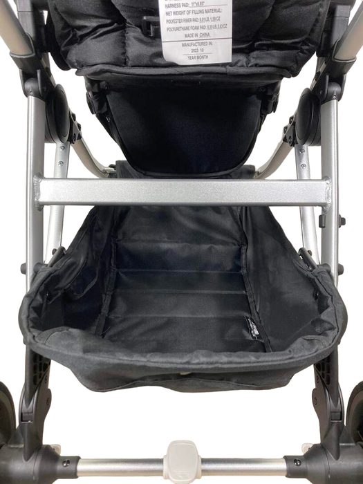 Mockingbird Single to Double Stroller, 2023, Silver with Penny Leather, Limited Edition Night Stars, Limited Edition Light Grey