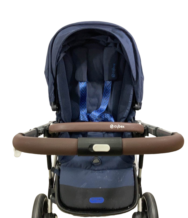 Cybex Gazelle S Double Stroller, 2023, Navy Blue