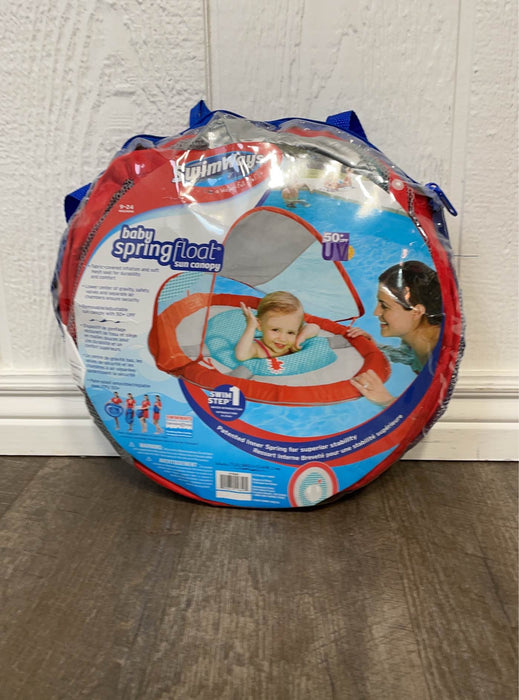Shop SwimWays Baby Spring Float With Sun Canopy at GoodBuy Gear