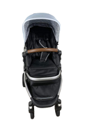 secondhand Mockingbird Single Stroller, 2022, Sky, Windowpane, Silver With Penny Leather