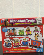 used Cra-Z-Art 27 Piece Floor Jigsaw Puzzle, Alphabet Train