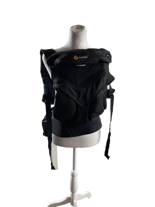 used Ergobaby 360 All Positions Cool Air Mesh Baby Carrier, Onyx Black