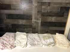 used BUNDLE Fitted Crib Sheets