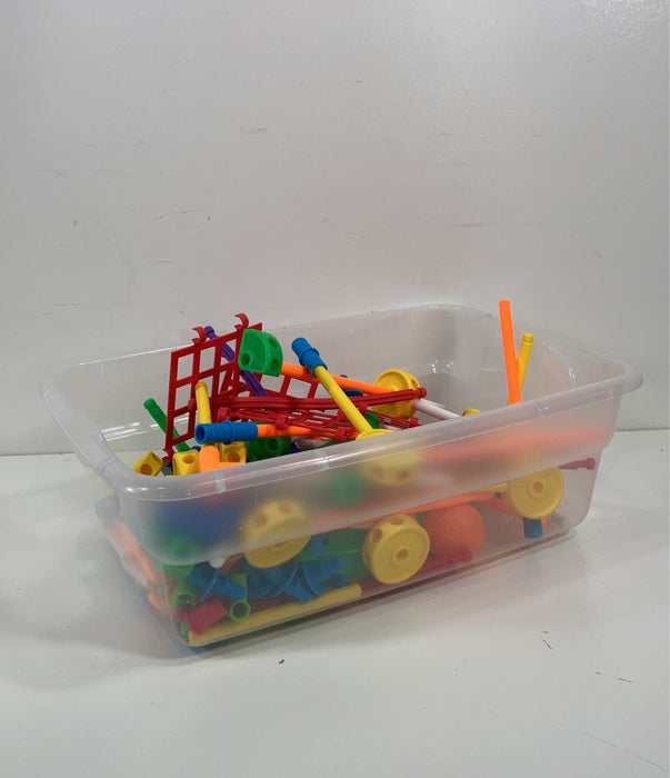 used Playskool Tinker Toys Plastic Building Set