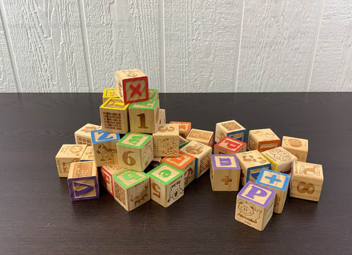 used Playskool Wooden Blocks Set