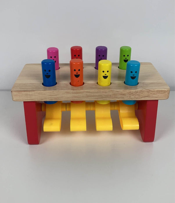 used Melissa & Doug Deluxe Pounding Bench Wooden Toy