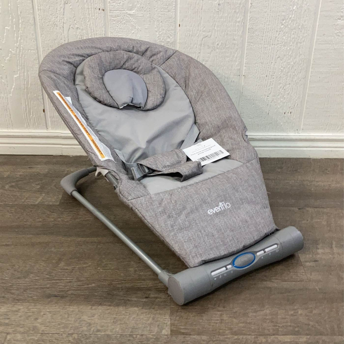 evenflo lyric musical bouncer grey melange Evenflo Lyric Musical Bouncer