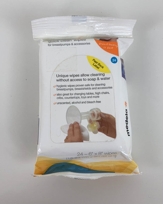 used Medela Quick Clean Wipes