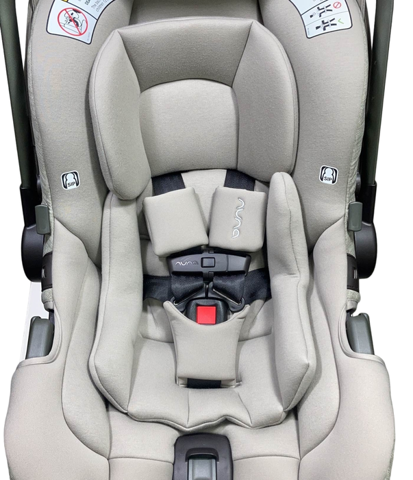 Nuna PIPA rx Infant Car Seat with RELX Base, 2023, Hazelwood