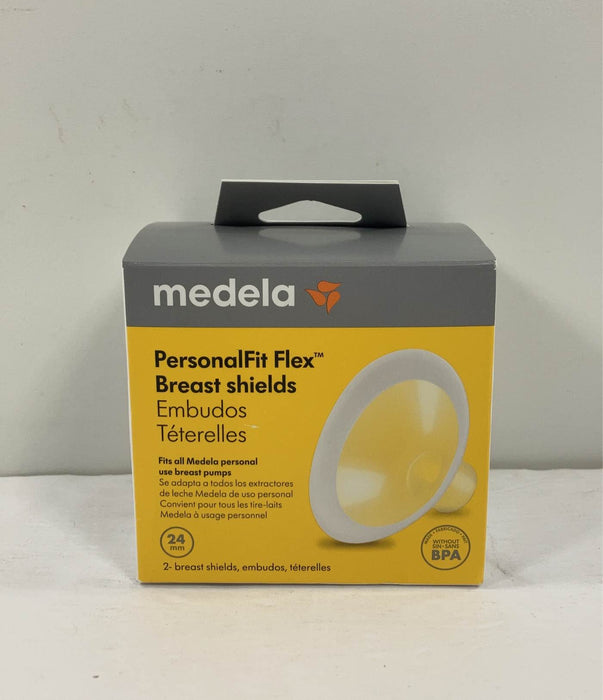 used Medela PersonalFit Flex Breast Shields, 24 mm