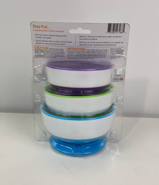 secondhand Munchkin Stay-Put Suction Bowls 3 Pack