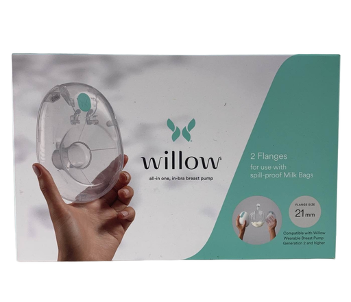 used Willow Breast Pump Flanges, 21mm