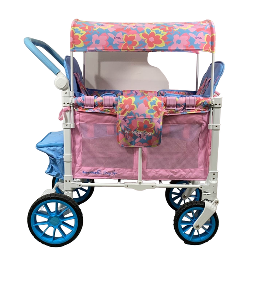 secondhand Wonderfold W2 Luxe Multifunctional Double Stroller Wagon, 2023, Baby2Baby x Chrissy Teigen Special Edition