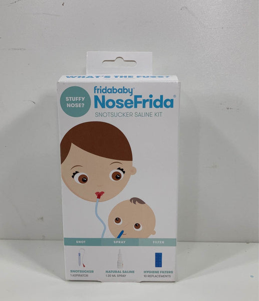 How to use Fridababy NoseFrida SnotSucker Saline Kit?
