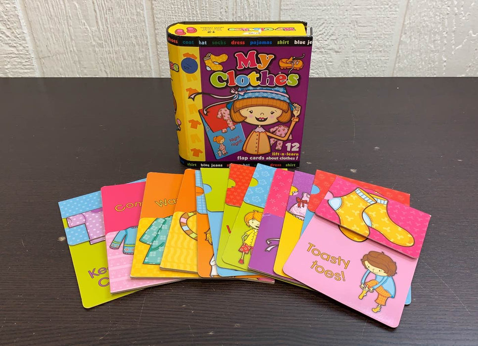 used Spice Box Flap Cards, Clothes