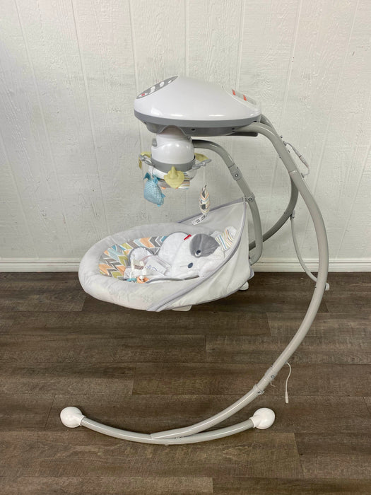 secondhand Fisher Price 2-in-1 Deluxe Cradle 'n Swing