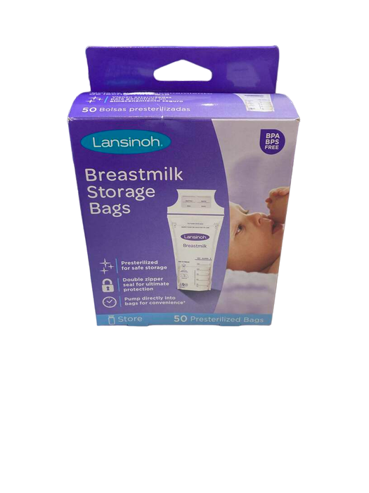 secondhand Lansinoh Breast Milk Storage Bags, 50ct