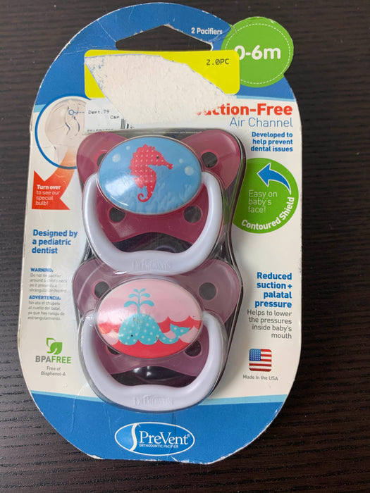 used Dr. Brown’s Prevent Classic Pacifier, 0-6 months