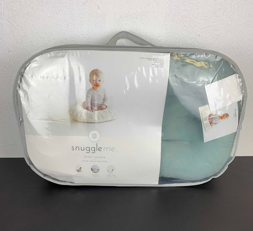 used Snuggle Me Organic Sensory Infant Lounger, Slate