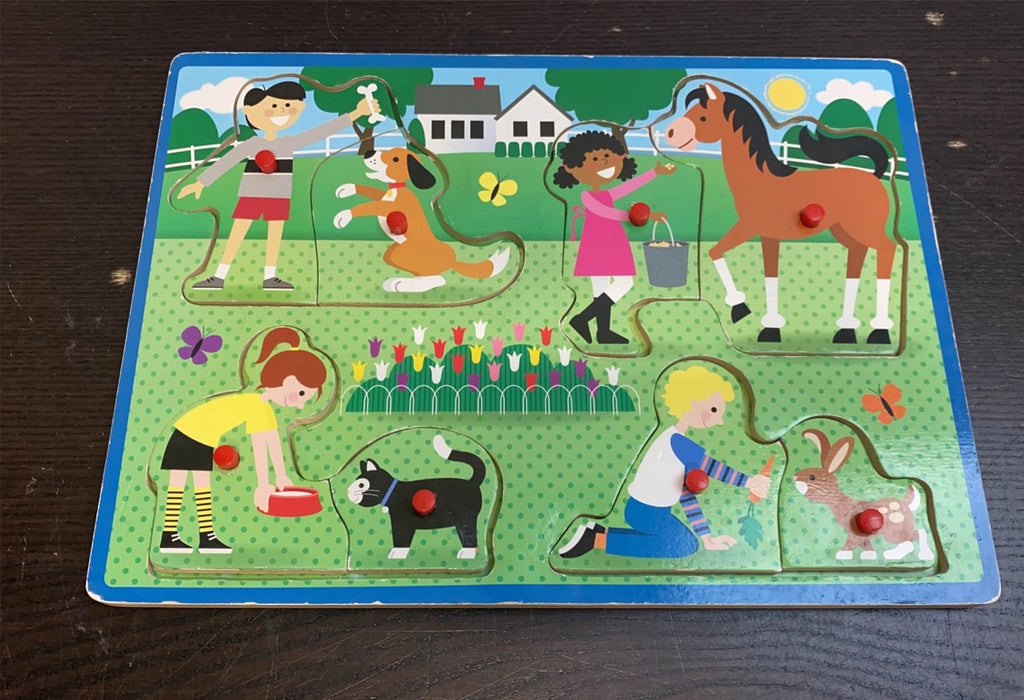 used Circo Wooden Peg Puzzle