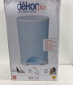 used Diaper Dekor Plus Diaper Pail, Sky Blue