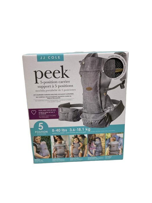 secondhand JJ Cole Peek 5-in-1 Position Convertible Carrier