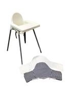 used IKEA ANTILOP Highchair With Support Pillow, And Cushion Cover
