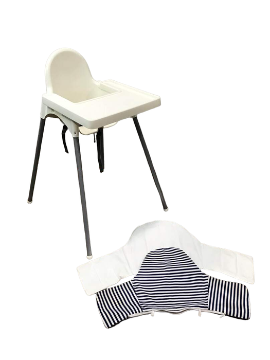 used IKEA ANTILOP Highchair With Support Pillow, And Cushion Cover